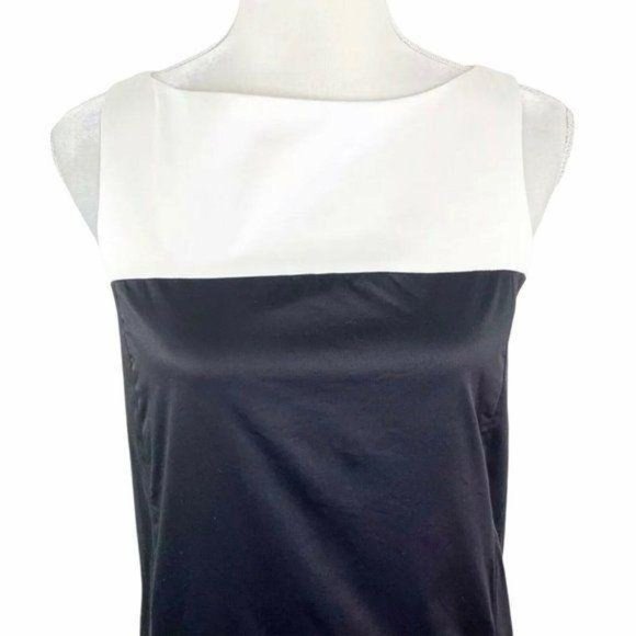 Kate Spade Black White Color Block Shift Dress - Picture 3 of 11